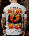 Maxcorners Life Is Better In The Woods Deer All Over Print LM1501