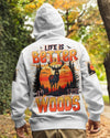 Maxcorners Life Is Better In The Woods Deer All Over Print LM1501