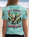 Maxcorners (Hot Deal) Feet Hangin' We Bangin' Hunting Duck Camo All Over Print LM1601