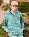 Maxcorners (Hot Deal) Feet Hangin' We Bangin' Hunting Duck Camo All Over Print LM1601