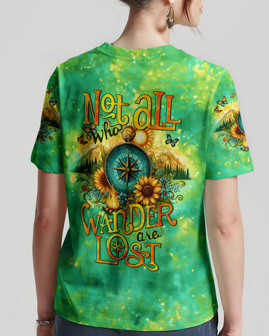 Maxcorners Not All Who Wander Are Lost All Over Print LM2101