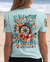 Maxcorners Not All Who Wander Are Lost Compass All Over Print LM1501