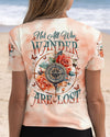 Maxcorners Not All Who Wander Are Lost Compass All Over Print LM2101