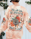 Maxcorners Not All Who Wander Are Lost Compass All Over Print LM2101