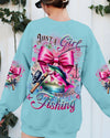 Maxcorners Just A Girl Who Love Fishing All Over Print LM1601
