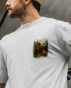 Maxcorners Life Is Better With A Beer And A Campfire Bigfoot All Over Print LM1601
