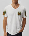 Maxcorners Life Is Better With A Beer And A Campfire Bigfoot All Over Print LM1601