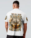 Maxcorners Not All Who Wander Are Lost Deer Compass All Over Print LM1601