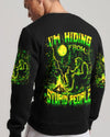 Maxcorners I'm Hiding From Stupid People Bigfoot All Over Print LM1601