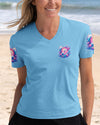 Maxcorners Smell The Sea Feel The Breeze Compass All Over Print LM1501