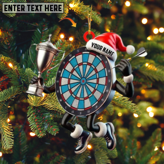 Maxcorners Champion Darts Home Decor Christmas Ornament, Personalized Ornament