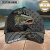 Maxcorners Fishing Gunmetal American Star Torn Mesh Customized Name 3D Cap