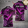 Maxcorners Darts Ocean Dragon Dartboard Multiple Options Personalized Name, Team Name 3D Shirt
