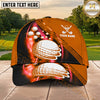 Maxcorners Golf Orbiting Golf Balls Galaxy Pattern Personalized Name 3D Classic Cap
