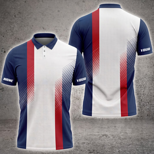 Maxcorners AeroLine Pro 3D Golf Personalized Name Polo Shirts