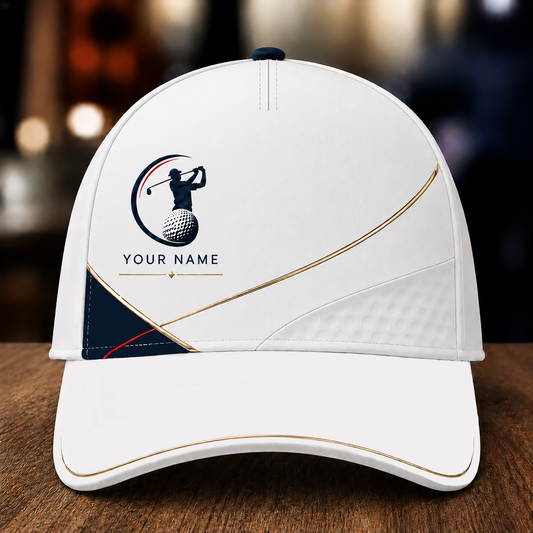 Maxcorners Imperial Arc 3D Golf Personalized Name Cap