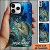 Maxcorners Fishing Deep Blue Coral Reef Customized Name 3D Cap