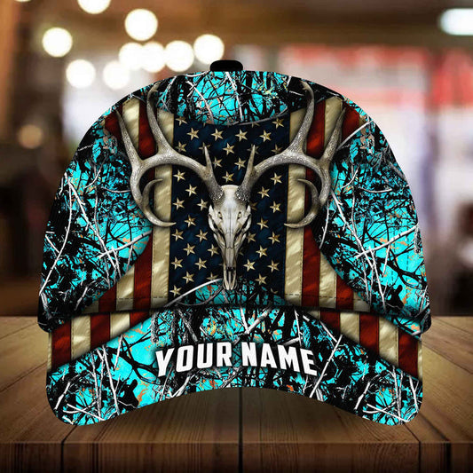 Maxcorners Epic Chuilon Fashion Deer Hunting Camo Pattern 3D Multicolor Personalized Cap