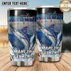 Maxcorners Fishing Tumbler Black Olive Tactical Splash Design Personalized Name Tumbler (13 Species)
