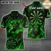 Maxcorners Darts Demon Bull Skull Dartboard Multiple Options Personalized Name, Team Name 3D Shirt