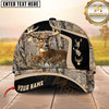 Maxcorners Hunting Deer Realtree Camo Multiple Options Personalized Name 3D Cap