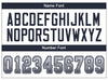 Maxcorners Custom White Navy-Gray Drift Fashion Football Jersey LM2605