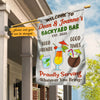 Maxcorners Family Backyard Bar Gardening Proudly Serving Flag VT16