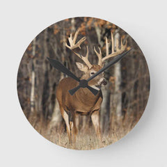 Maxcorners Deer Round Clock TU3012