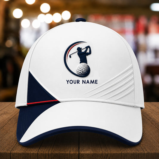 Maxcorners Heritage Swing 3D Golf Personalized Name Cap