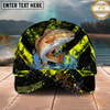 Maxcorners Fishing Neon Splash Personalized Name Classic 3D Cap (9 Breeds)