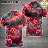 Maxcorners Darts Lightning Lion Energy Dartboard Multiple Options Personalized Name, Team Name 3D Shirt