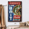 Maxcorners Gifts Personalized Fishing Bait And Tackle Canvas LM0101