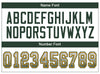 Maxcorners Custom White Green-Gold Drift Fashion Football Jersey LM2605