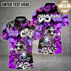 Maxcorners Golf Urban Cartoon Ball Hip Hop Style Multi Options Personalized Name, Team Name 3D Shirt