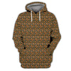 Maxcorners Dachshund Golf Shirt For Men, Christmas Pattern Golf Shirt, Funny Golf Shirt For Golfer