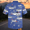 Maxcorners Personalized Car Route 66 Mother Road Classic Chevy Hawaiian Shirt - Custom Photo Car Aloha Shirts