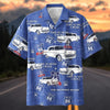 Maxcorners Personalized Car Route 66 Mother Road Classic Chevy Hawaiian Shirt - Custom Photo Car Aloha Shirts