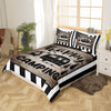 Maxcorners Camping Trailer Duvet Cover for RV Decor, Camper Natural Tree Bedding Set