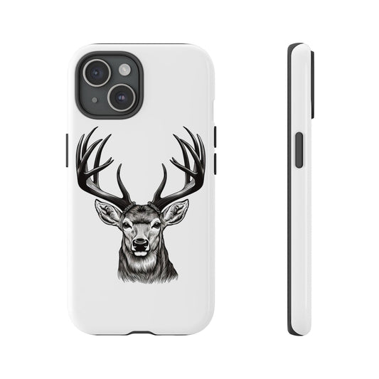 Maxcorners Phone Case, Durable Deer Hunting Wildlife Tough Protective Cover, Buck Hunter Gift, Outdoor Sportsman Gear, Camo Phone Accessories
 Full Wrap Phone Case LM0812