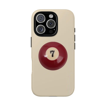 Maxcorners Billiards 7 Ball Pool Full Wrap Phone Case LM1012