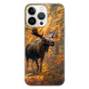 Maxcorners Hunting Phone Case Forest Moose Cover 1 LM1012