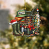 Maxcorners Fishing Tool Kit Custom Acrylic Ornament, Fishing Ornament, Gift For Fisherman, Christmas Tree Decor