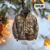 Maxcorners Fishing Jacket Acrylic Xmas Ornaments, Presents For Fishing Lovers, Fishing Ornament
