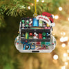 Maxcorners Custom Name Fishing Tackle Box Acrylic Ornament, Fishing Christmas Ornaments, Fisherman Gift