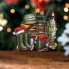Maxcorners Fishing Tool Kit Custom Acrylic Ornament, Fishing Ornament, Gift For Fisherman, Christmas Tree Decor