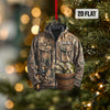 Maxcorners Fishing Jacket Acrylic Xmas Ornaments, Presents For Fishing Lovers, Fishing Ornament