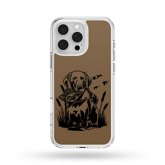 Maxcorners Brown Lab Duck Hunting Dog Phone Case
 LM0812