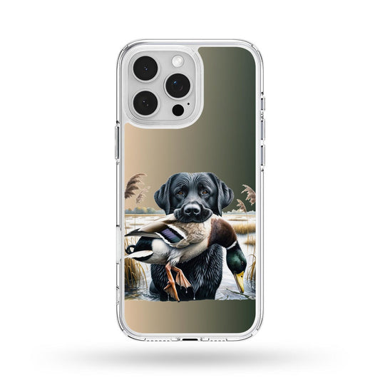 Maxcorners Black Lab Duck Hunting Dog Phone Case LM0812