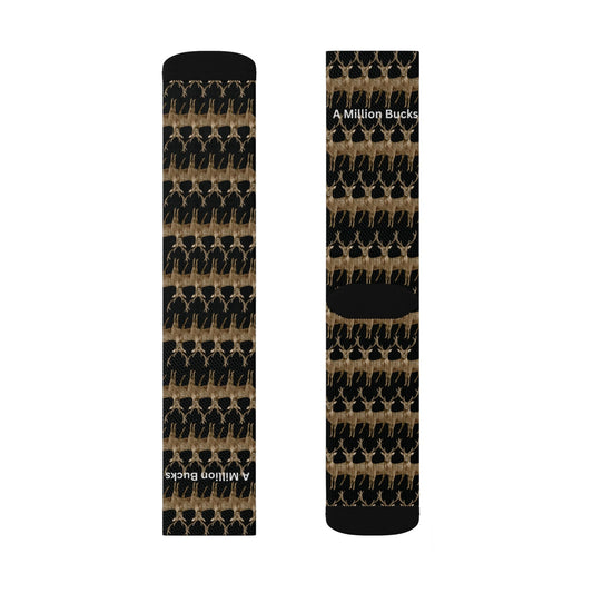 Maxcorners A Million Bucks Socks personalized gift deer lover giftLM2611