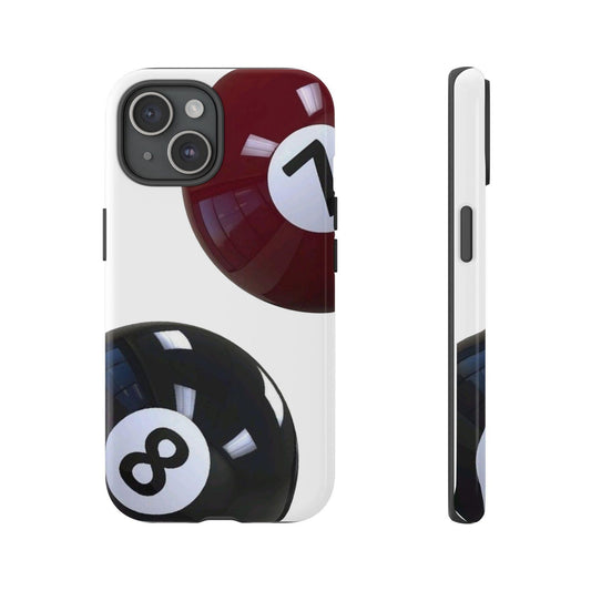 Maxcorners Billiards Pool Ball Full Wrap Phone Case LM1012
